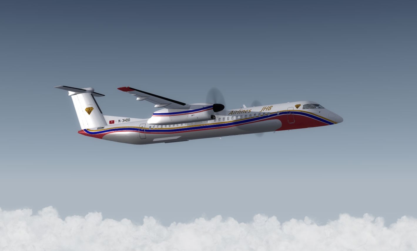 JHB Airlines Dash 8-400